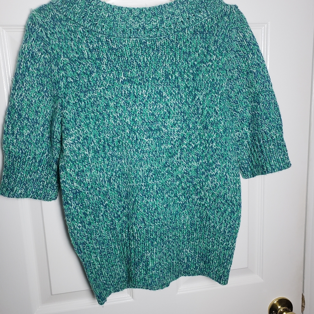 Worthington Knit Short Sleeve Sweater - Picture 9 of 9